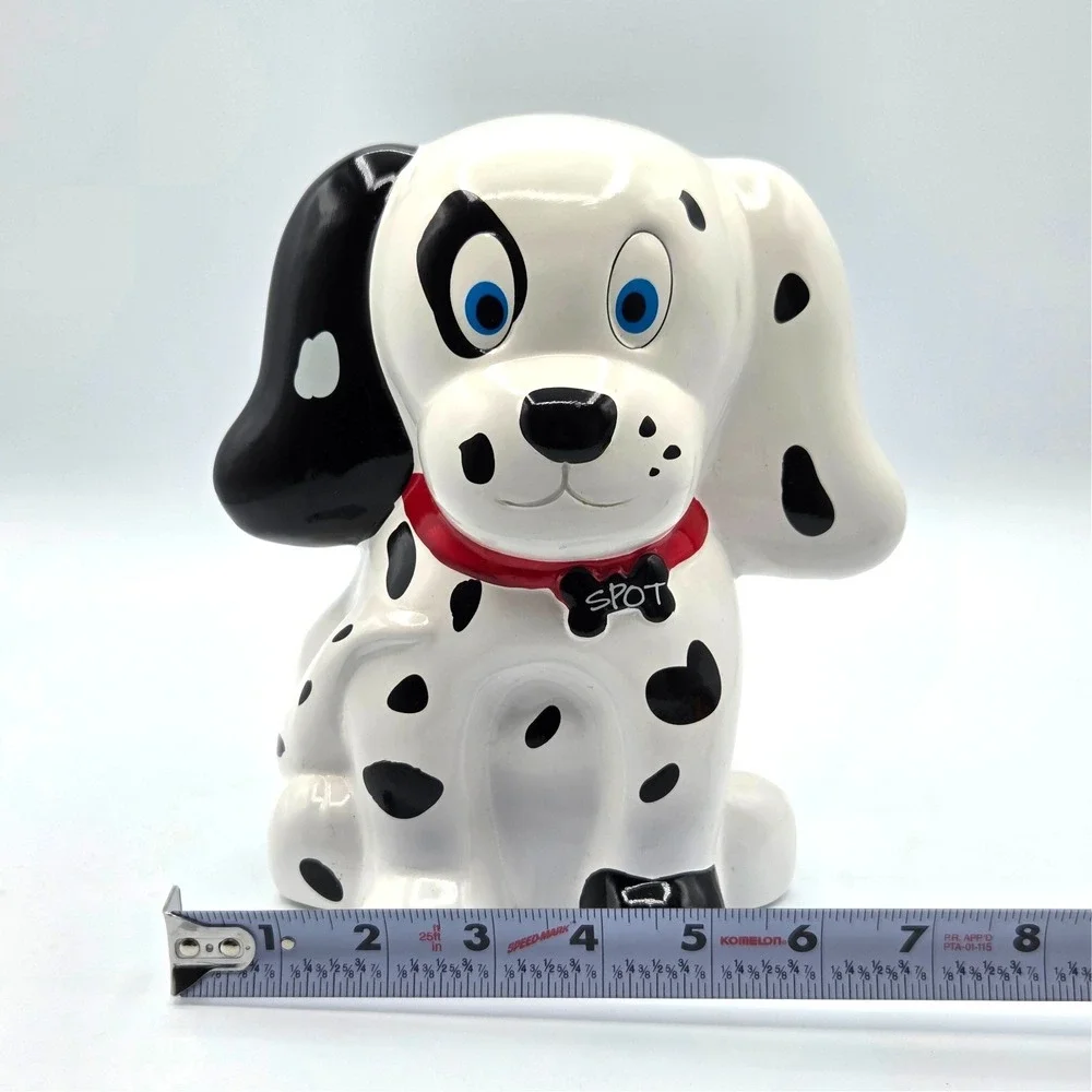 Dalmation Puppy Dog Coin Bank "Spot" with Stopper F.A.B. Starpoint NY - Picture 6 of 7
